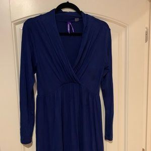 Seraphine V neck maternity dress